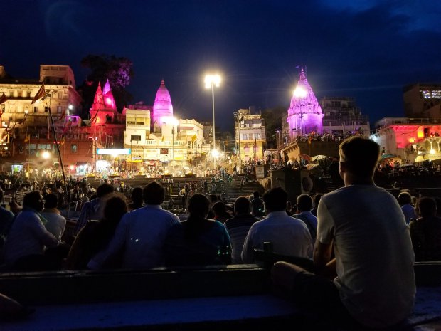 Evening ceremony, Varanasi, India